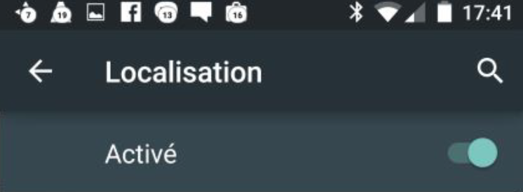 localisation activer android